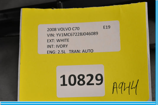 2008 Volvo C70 Convertible Front Left Side Roof Hinge Oem