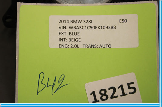 12-16 BMW F30 328i 335i Rear Right Side Door Audio Sound Speaker Oem