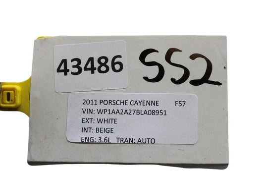 11-18 Porsche Cayenne 958 Hybrid S Left Side Rocker Skirt Panel Molding OEM