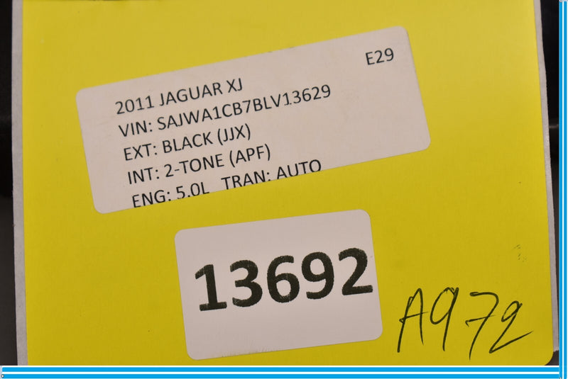 Load image into Gallery viewer, 10-15 Jaguar XJ XJL Rear Left Driver Center Side Seat Belt Buckle  Oem
