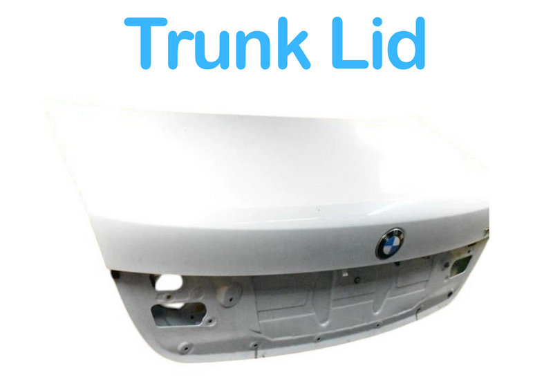 Load image into Gallery viewer, 16-22 BMW 750i F01 Rear Tailgate Shell Trunk Lid Cover Panel White Oem
