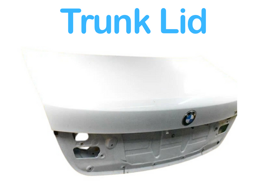 16-22 BMW 750i F01 Rear Tailgate Shell Trunk Lid Cover Panel White Oem