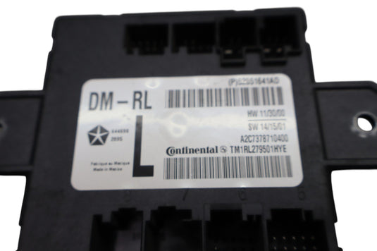 14-17 Maserati Ghibli Rear Left Driver Side Door Computer Control Module Oem