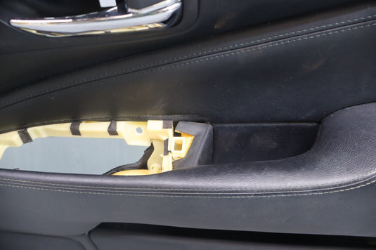 07-09 Lexus LS460 Front Right Side Interior Door Panel Cover Assembly Black Oem