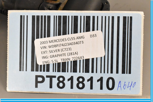 00-06 Mercedes S430 S500 SL500 CL500 CL55 AMG W215 Ignition Coil 0001587803 Oem