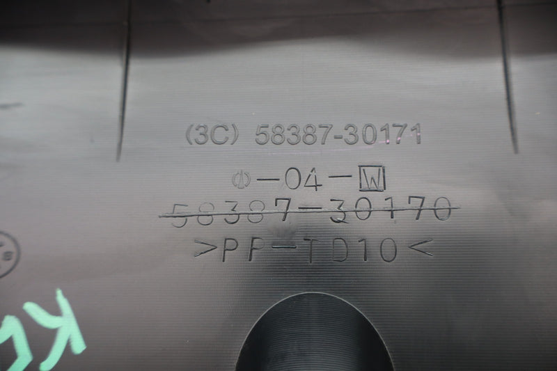 Load image into Gallery viewer, 2006 Lexus GS300 Rear Trunk Latch Trim Cover Scuff Panel 5838730170 Oem
