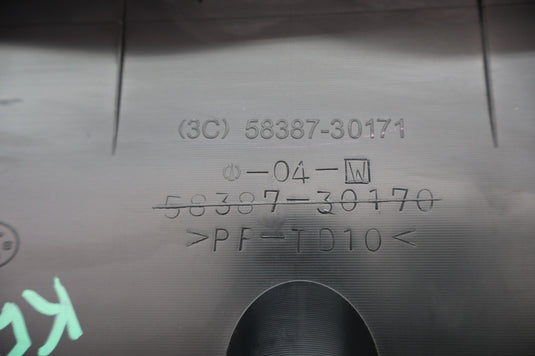 2006 Lexus GS300 Rear Trunk Latch Trim Cover Scuff Panel 5838730170 Oem