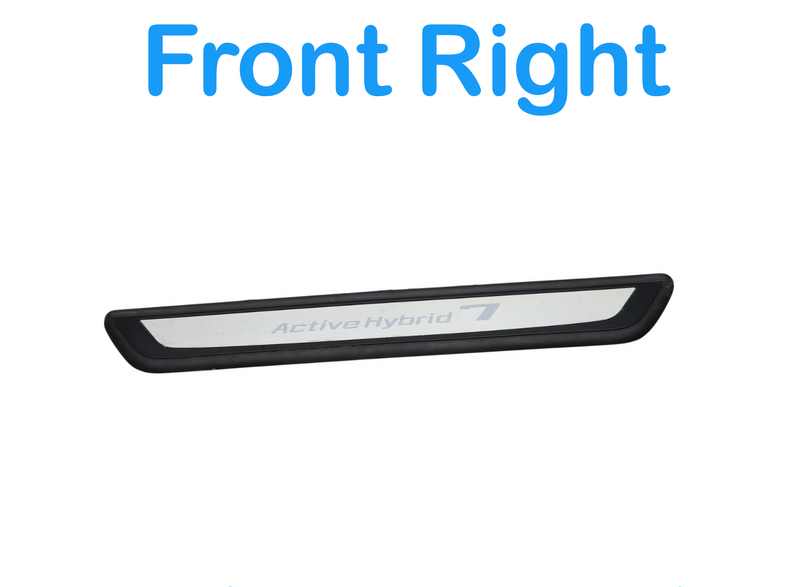 Load image into Gallery viewer, 09-15 BMW 750Li xDrive Front Right Side Door Sill Scuff Plate Cover Trim Oem
