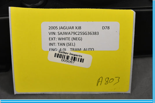 04-09 Jaguar XJ8 XJR Speedometer Instrument Cluster Trim Bazel Oem
