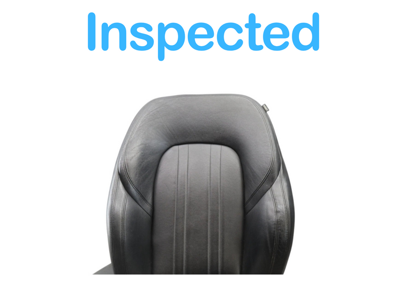 Load image into Gallery viewer, 14-17 Maserati Ghibli Front Left Driver Side Upper Seat Cushion Cover Black Oem
