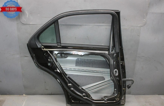 10-13 Mercedes W212 E550 E250 E400 Rear Left Driver Side Door Shell Black Oem
