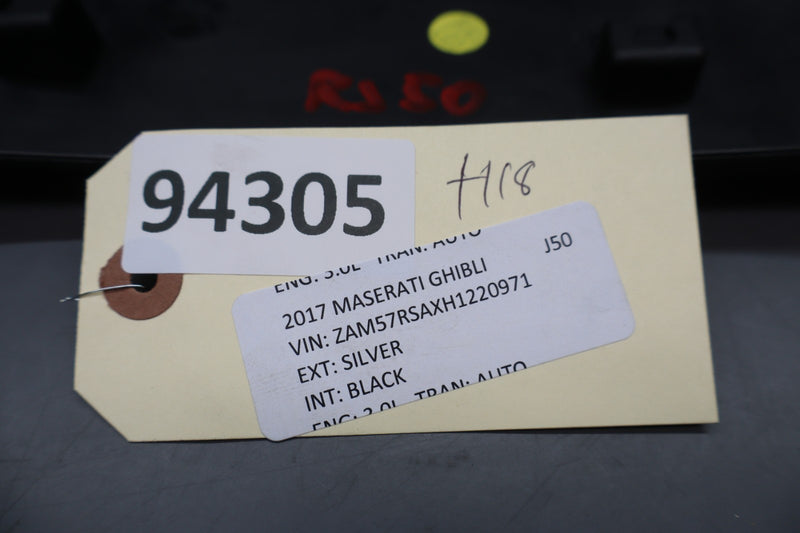 Load image into Gallery viewer, 14-20 Maserati Ghibli Front Right Passenger Side Seat Cover Panel Trim Black Oem
