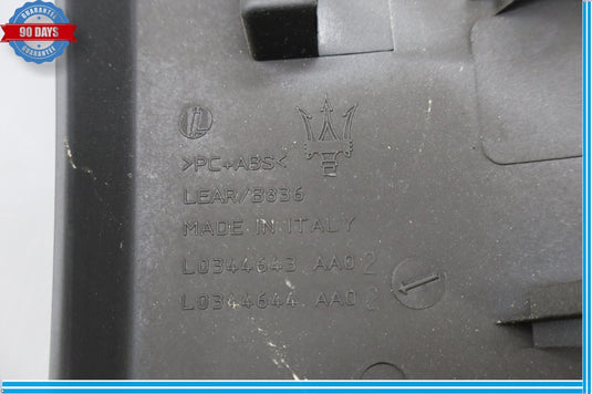14-21 Maserati Ghibli Front Left Driver Side Seat Lower Trim Cover Panel Oem