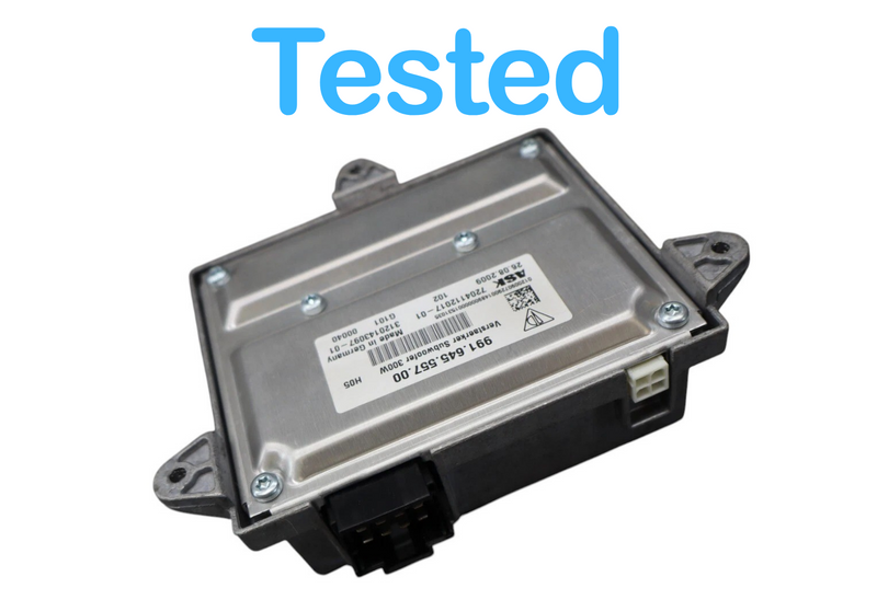 Load image into Gallery viewer, 10-16 Porsche Panamera 970 Turbo Subwoofer Amplifier Burmester Audio Sound OEM
