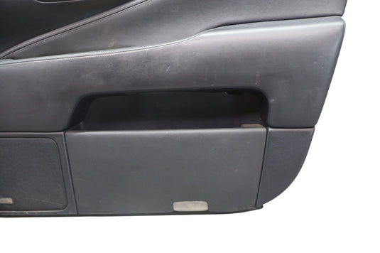 07-09 Lexus LS460 Front Right Side Interior Door Panel Cover Assembly Black Oem