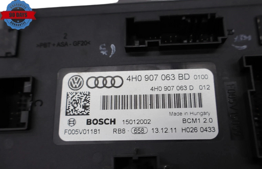 11-12 Volkswagen VW Touareg Onboard Power Supply Body Control Module Unit Oem