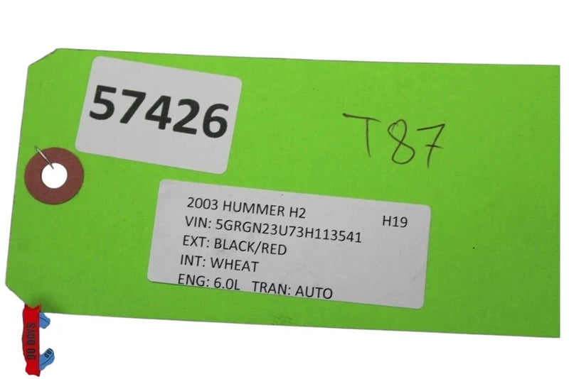 Load image into Gallery viewer, 03-09 Hummer H2 Front Right Side Hood Flare Upper Cover Molding Trim OEM
