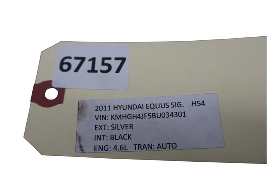 11-16 Hyundai Equus SIG Front Left Driver Side Fender Cover Panel Silver OEM