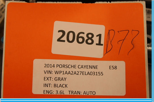11-18 Porsche Cayenne Front Left Driver Side Dashboard Trim Cover Oem