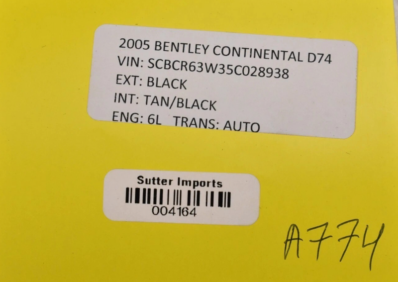 Load image into Gallery viewer, 03-10 Bentley Continental GT Front Left Driver Side Interior A Pillar Trim Oem
