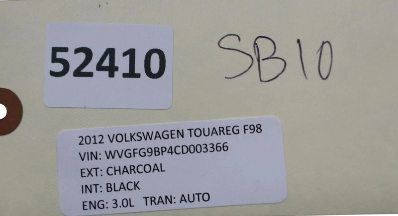 Load image into Gallery viewer, 11-17 Volkswagen Touareg Front Right Side Seat Back Cover Panel Trim Black Oem
