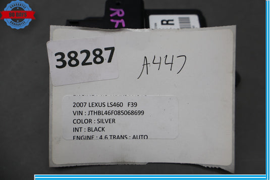 07-12 Lexus LS460 XF40 Front Right Passenger Seat Occupant Sensor Module Oem