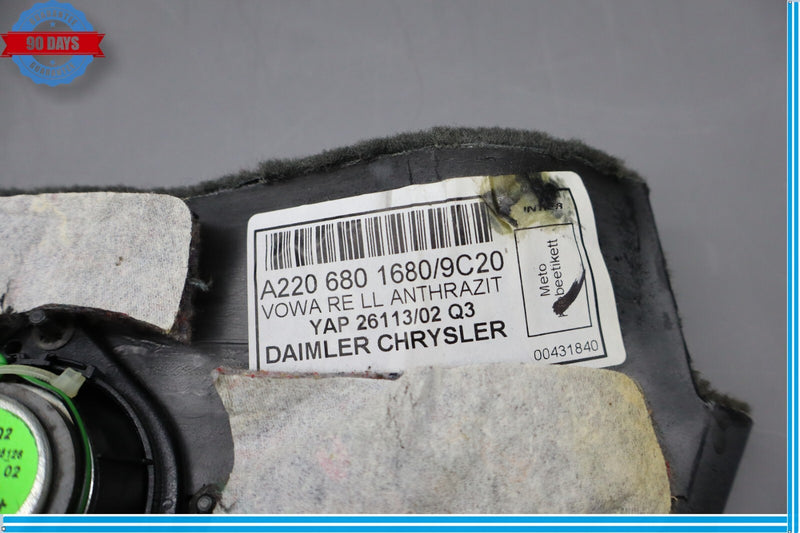 Load image into Gallery viewer, 00-06 Mercedes S600 S350 W220 Right Passenger Side Kick Panel W/ Speaker Oem
