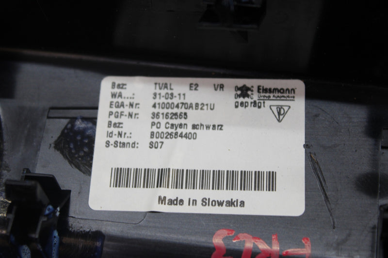 Load image into Gallery viewer, 11-18 Porsche Cayenne Front Right Passenger Door Armrest Arm Rest Black Oem
