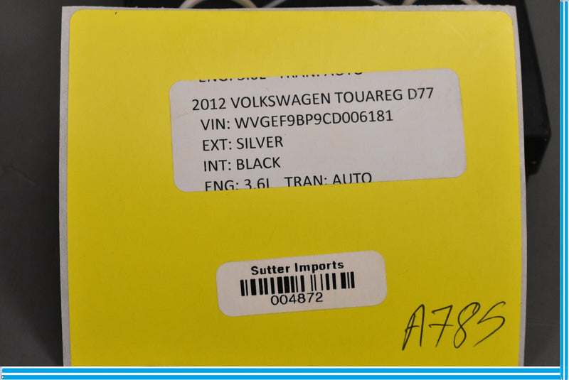 Load image into Gallery viewer, 11-14 Volkswagen VW Touareg Rear Right Passenger Door Window Control Module Oem
