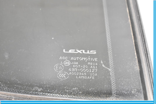 07-12 Lexus LS460 Rear Right Passenger Side Door Window Oem