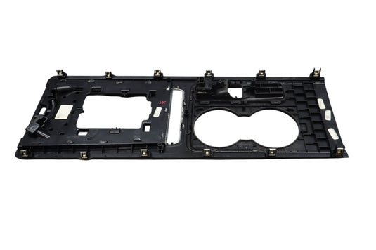 17-20 Jaguar XE X260 Front Center Console Cup Holder Panel Black GX73044E04A Oem