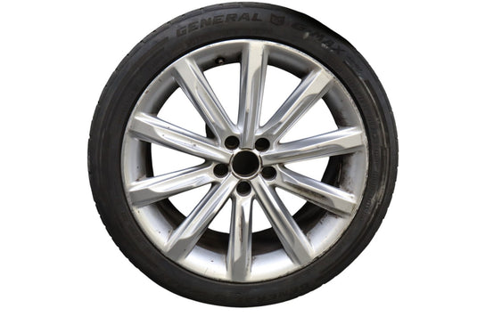12-15 Audi A7 Quattro 19" 10 Spoke Alloy Wheel Set 255/40 ZR19 4G8601025AF Oem