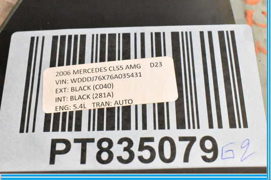 06-11 Mercedes W219 CLS55 Rear Left Quarter Window Glass OEM