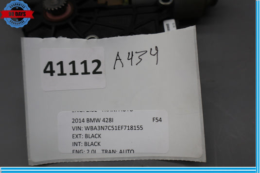 12-18 BMW 320i 328i F30 Sunroof Sun Roof Drive Motor Unit Actuator Oem