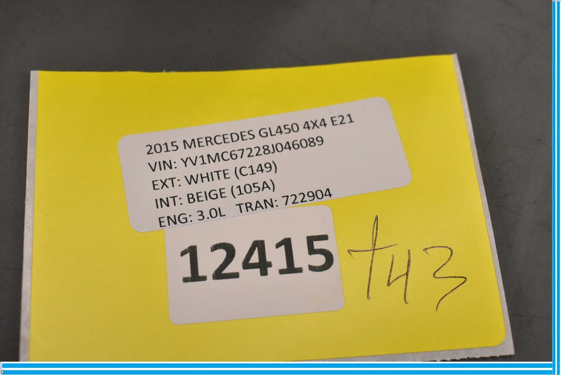 Load image into Gallery viewer, 13-16 Mercedes GL450 X166 Rear Right Side Door Sill Scuff Trim Panel Oem
