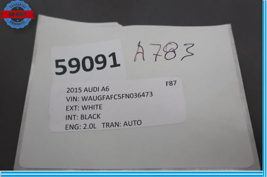 12-18 Audi A6 Quattro Front Left Driver Side Dash Molding Panel Trim Black Oem