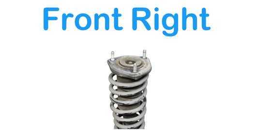 2007 - 2012 LEXUS LS460 RWD FRONT RIGHT SHOCK ABSORBER STRUT & COIL SPRING OEM