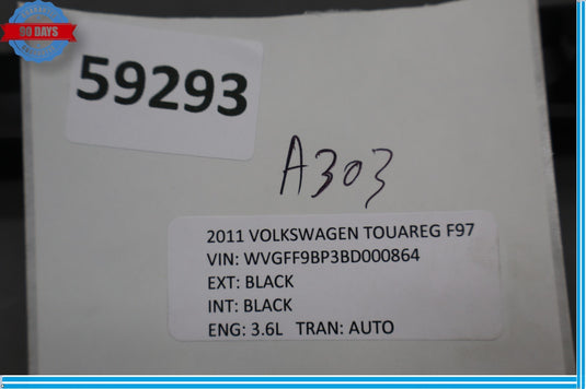 11-17 Volkswagen VW Touareg Front Left Side Center A Pillar Trim Panel Oem