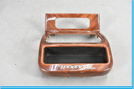 04-08 Maserati Quattroporte Console Wood Grain Trim Cover Bezel Oem