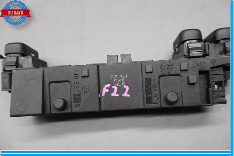 Load image into Gallery viewer, 98-02 Mercedes W210 E430 E320 Center Console Control Panel Switch Oem
