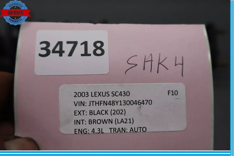 Load image into Gallery viewer, 02-05 Lexus SC430 Rear Right Passenger Side Shock Strut Impact Absorber Oem
