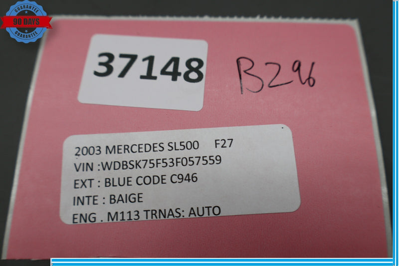 Load image into Gallery viewer, 03-06 Mercedes R230 SL500 SL600 Left Side High Tone Horn Pitch Oem
