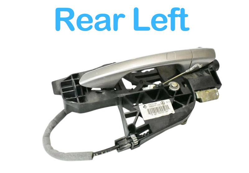 Load image into Gallery viewer, 07-13 Mercedes W221 S550 S400 Rear Left Side Exterior Door Handle Keyless Go Oem
