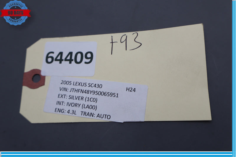 Load image into Gallery viewer, 02-05 Lexus SC430 Z40 Front Left Driver Side Seat Switch Cover Trim Panel Oem
