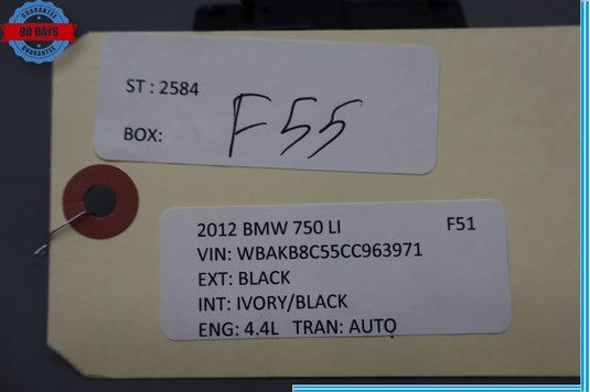 09-15 BMW 750Li F01 F02 Trunk Door Opener Lock Unlock Control Switch Oem