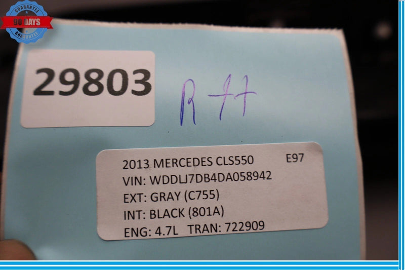 Load image into Gallery viewer, 12-18 Mercedes CLS550 CLS63 AMG Rear Trunk Latch Cover Trim Black 2186900241 Oem

