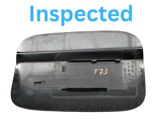 08-14 Mercedes C300 C350 Gas Fuel Tank Door Lid Cover Black A2047570006 Oem