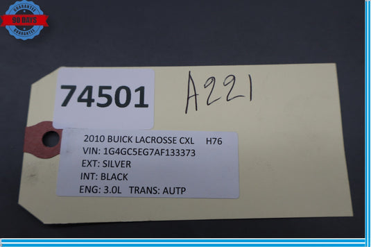 10-16 Buick Lacrosse CXL Front Right Side Dash Outer Air Vent Grille Trim Oem