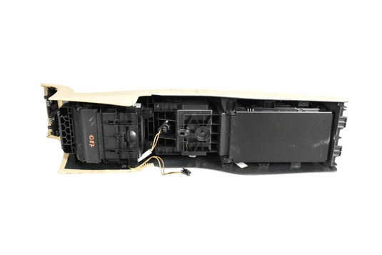 06-11 Mercedes W219 CLS550 CLS55 Rear Center Console Armrest Storage Beige Oem
