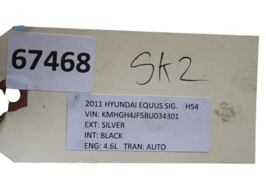 09-16  Hyundai Equus Signature Rear Left Side Spindle Knuckle Hub Oem